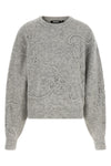 the 3d flower rotate birger christensen jersey is made of a fine blend of alpaca