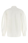the rotate birger christensen shirt redefines classic volumes through an oversiz