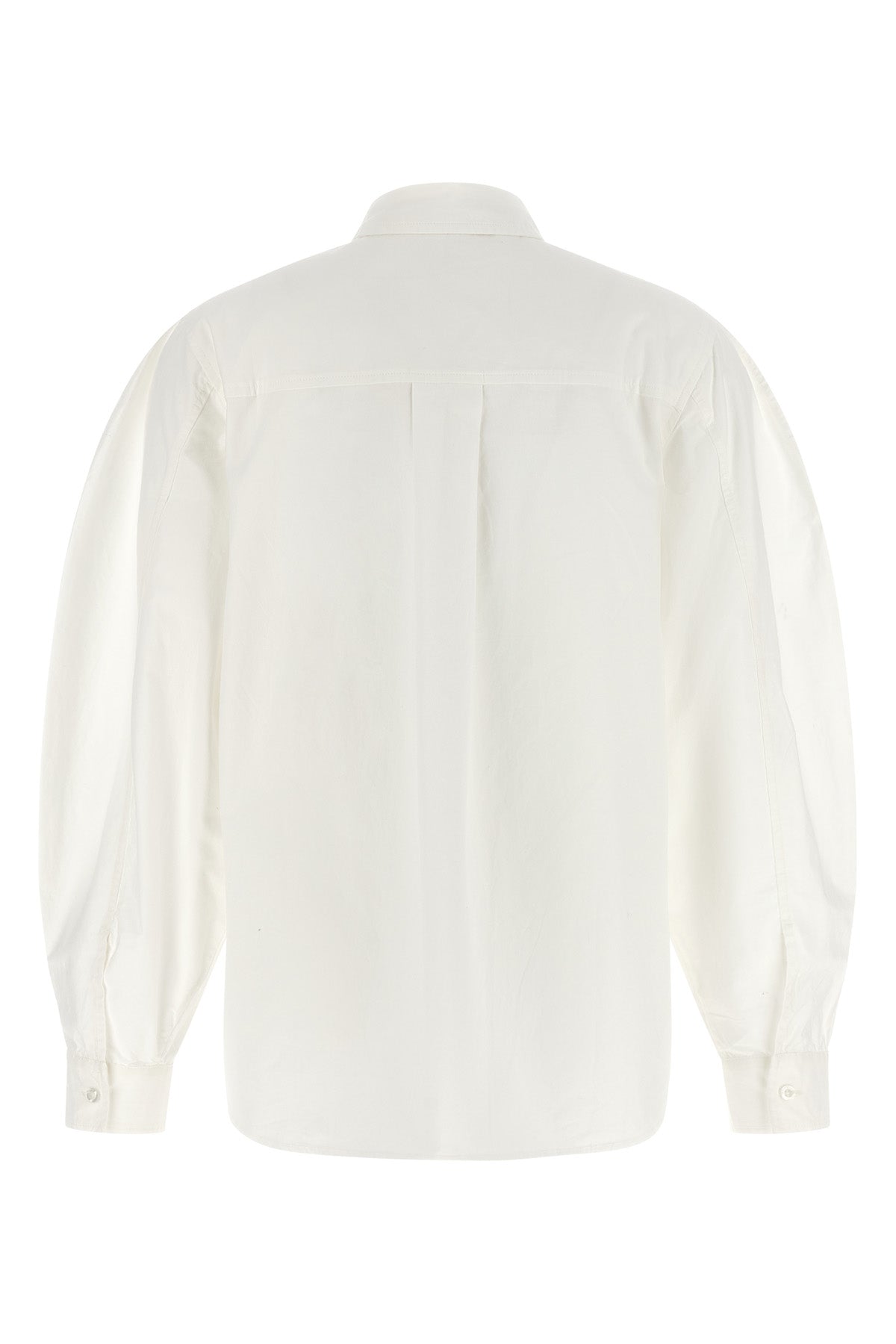 the rotate birger christensen shirt redefines classic volumes through an oversiz