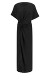 the long dress rotate birger christensen defines a fluid silhouette through a ta