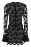 birger christensenrotate mini dress defines a tight-fitting model through a sop