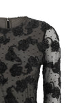 birger christensenrotate mini dress defines a tight-fitting model through a sop