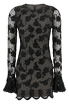 birger christensenrotate mini dress defines a tight-fitting model through a sop