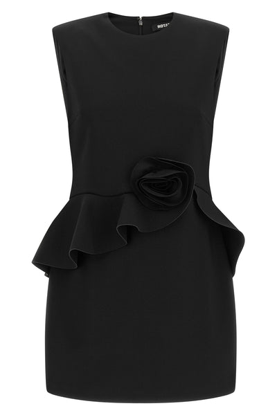 birger christensen rotate s mini dress defines a tight silhouette through a sart