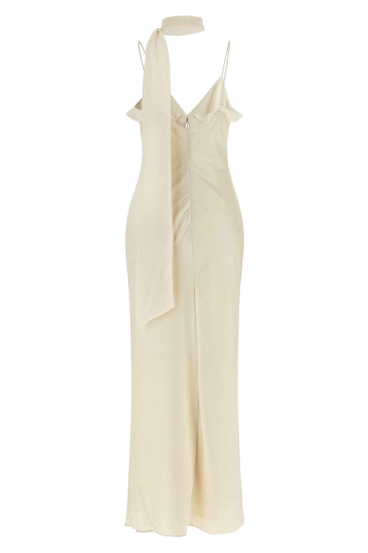 the rotate birger christensen dress redefines evening elegance through a fluid a