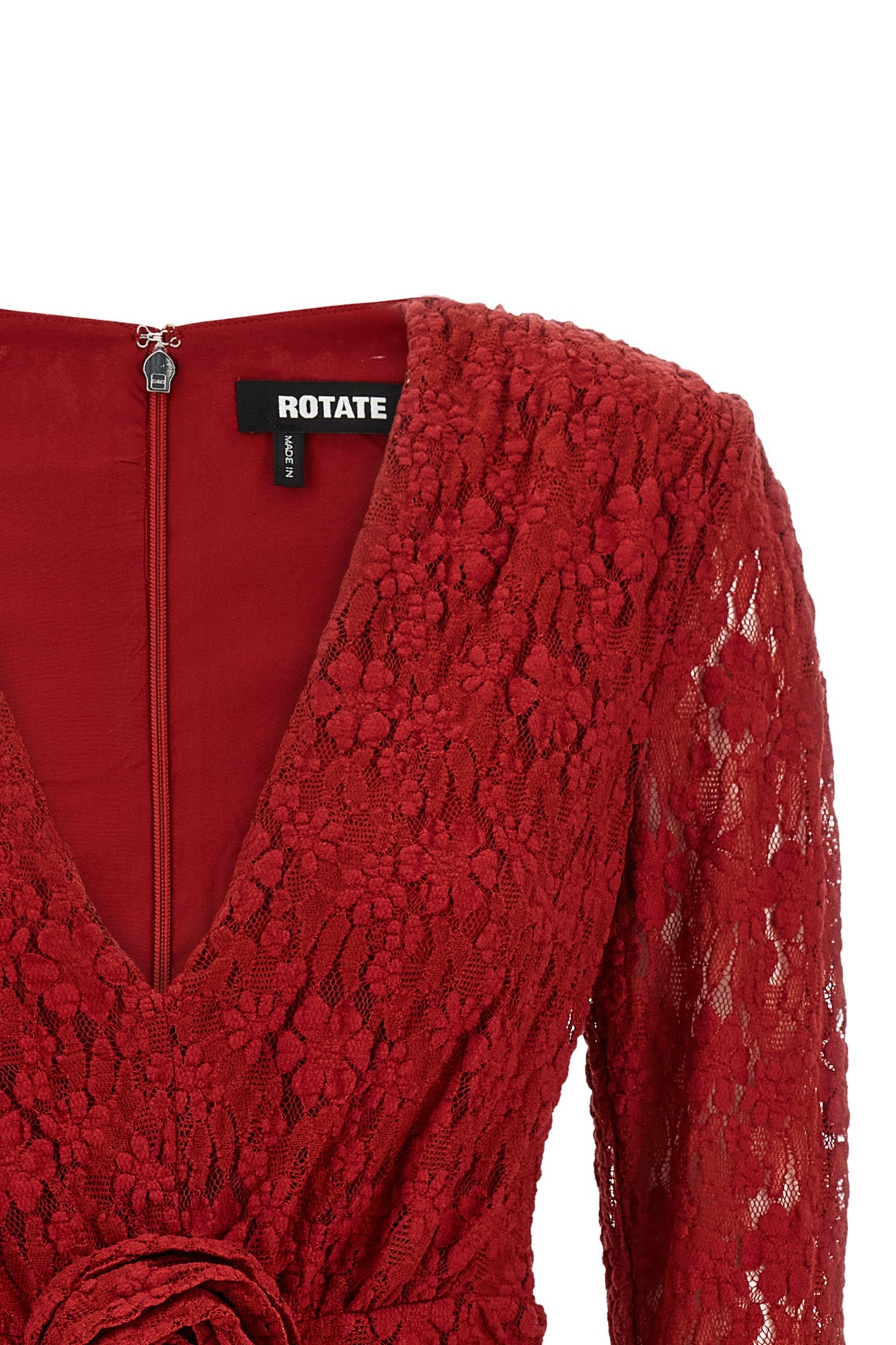 the mini dress rotate birger christensen defines a bold silhouette through metic