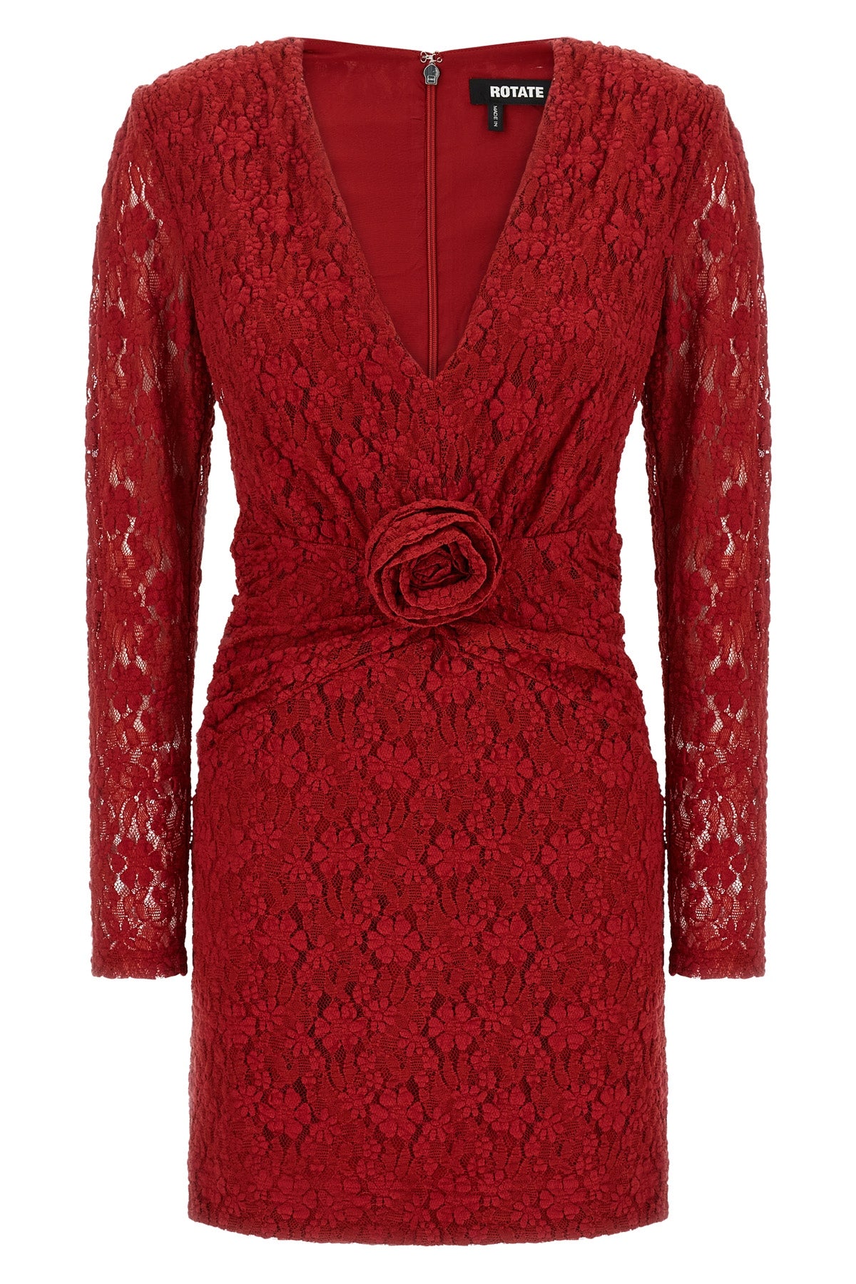 the mini dress rotate birger christensen defines a bold silhouette through metic