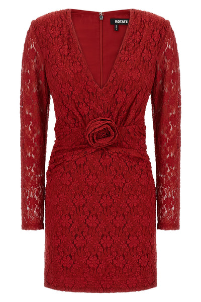 the mini dress rotate birger christensen defines a bold silhouette through metic