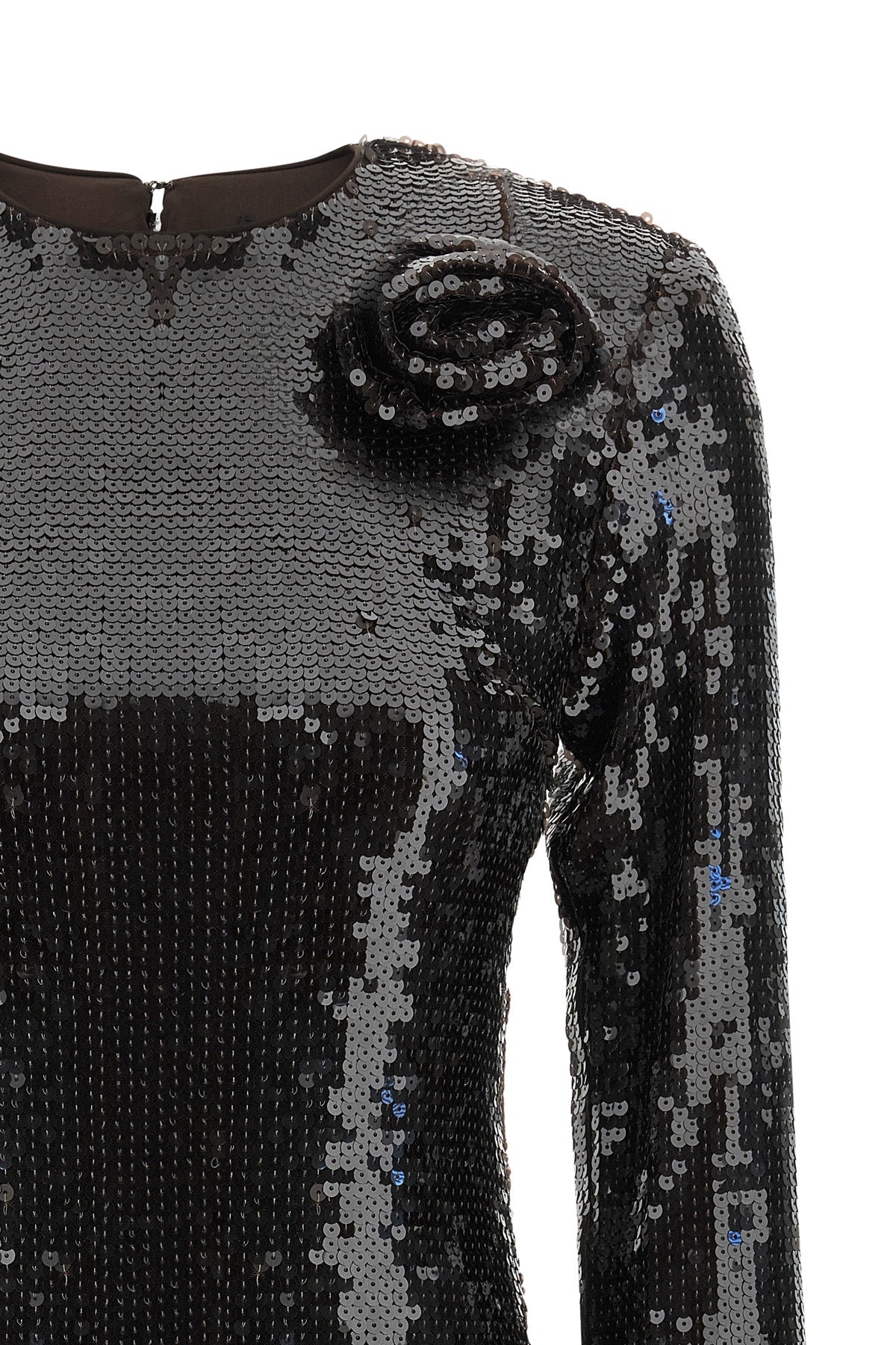 the short dress rotate birger christensen defines an enveloping enveloping model