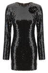 the short dress rotate birger christensen defines an enveloping enveloping model