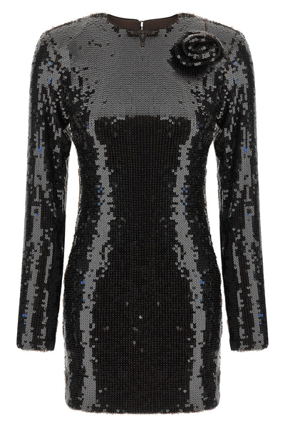 the short dress rotate birger christensen defines an enveloping enveloping model