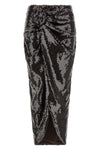the skirt rotate birger christensen sequins knot redefines evening wear through