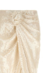 the rotate birger christensen sequins knot skirt midi skirt defines a tight and