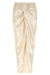 the rotate birger christensen sequins knot skirt midi skirt defines a tight and