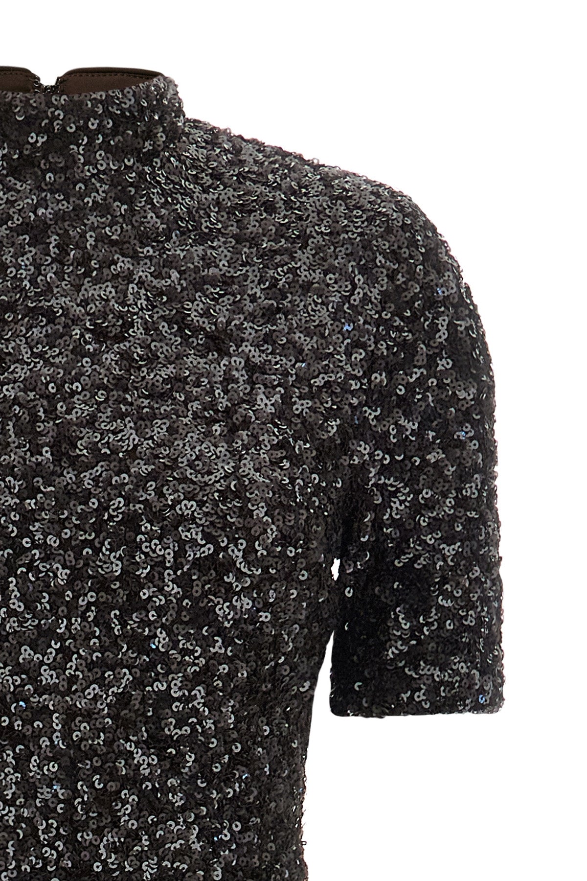 the long rotate birger christensen sequins maxi slit dress redefines evening e