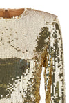 the short dress rotate birger christensen sequins ls mini dress redefines even
