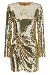 the short dress rotate birger christensen sequins ls mini dress redefines even