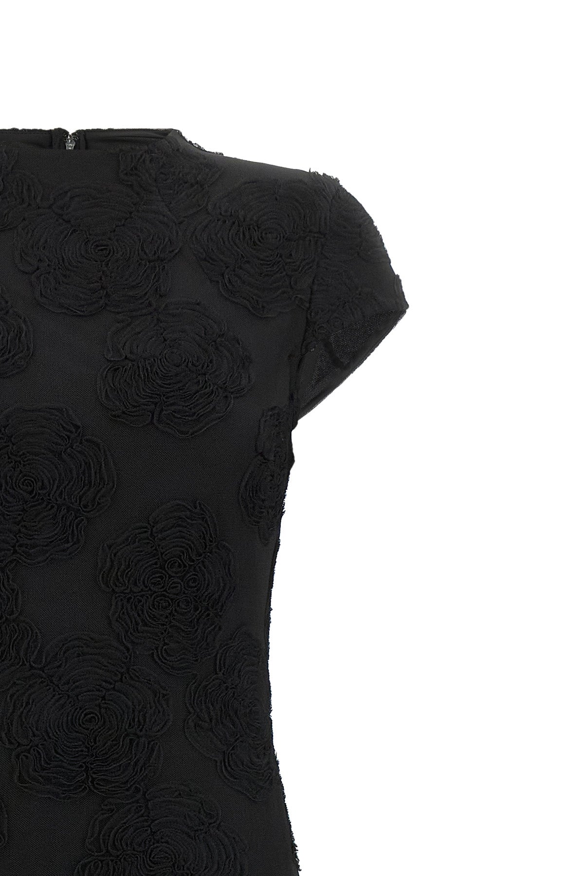 birger christensens long rotate flower mesh maxi dress is distinguished by a