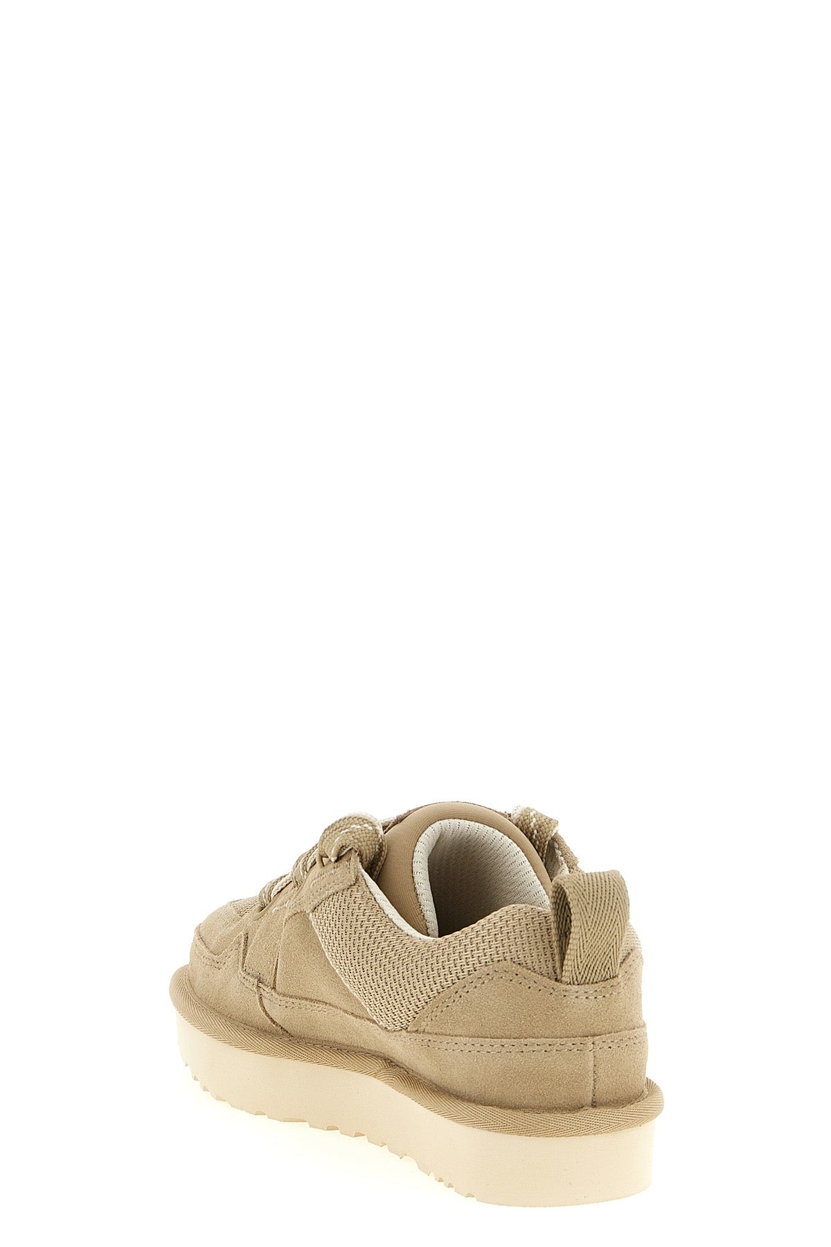 Ugg Lo Lowmel Suede And Woven Canvas Sneakers | Modecraze – MODECRAZE