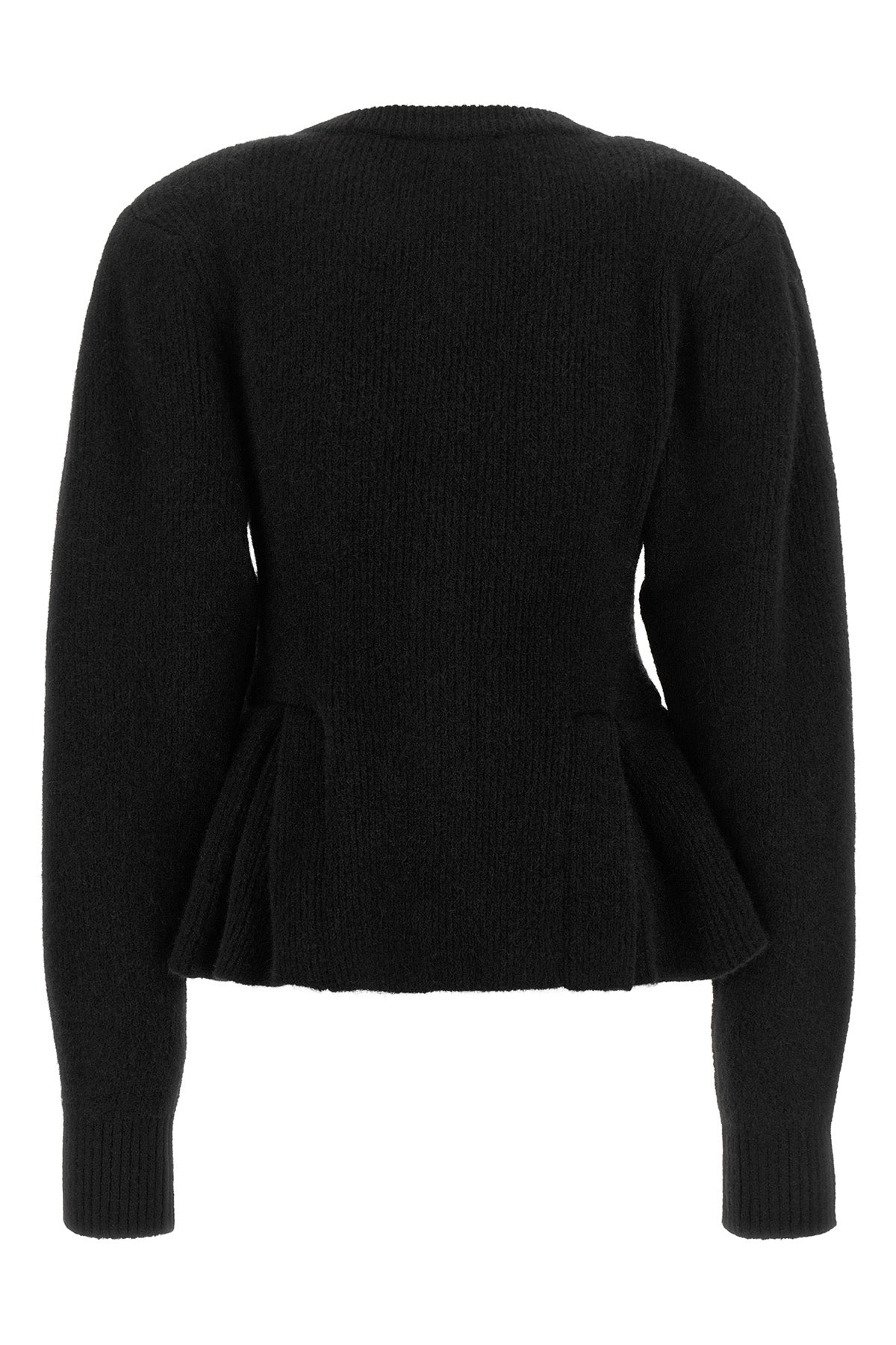 the rotate birger christensen cardigan redefines knitwear through a structured s