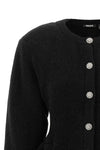 the rotate birger christensen cardigan redefines knitwear through a structured s