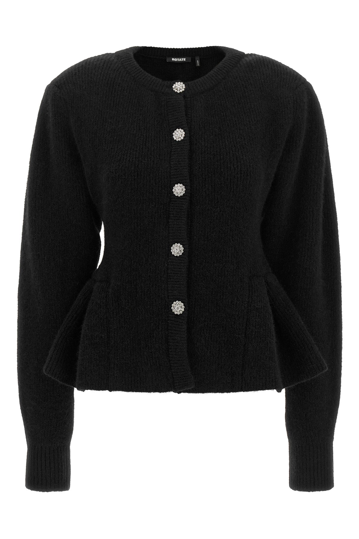 the rotate birger christensen cardigan redefines knitwear through a structured s