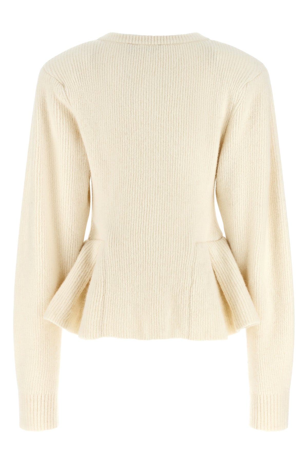 the rotate birger christensen cardigan redefines knitwear through a structured s