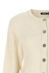 the rotate birger christensen cardigan redefines knitwear through a structured s