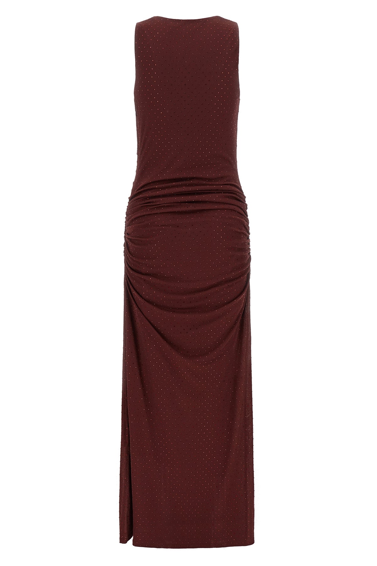 birger christensens long dress rotate maxi halterneck dress defines a sculptu