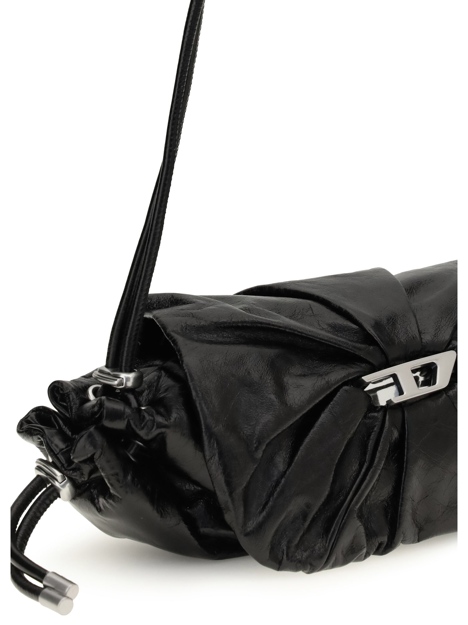 DIESEL OS scrunch-d shoulder bag