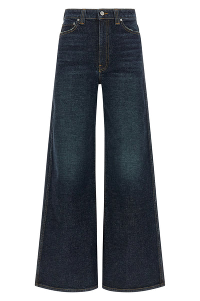 the dane khaite jeans redefine the everyday wardrobe through a wide silhouette