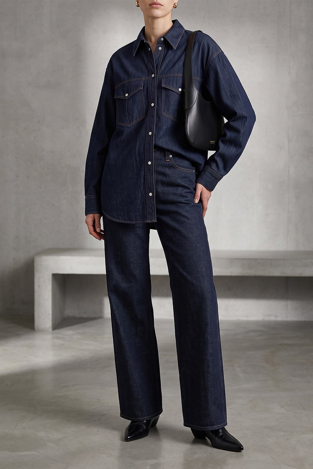 khaite dane jeans redefine classic denim through a precise sartorial lens