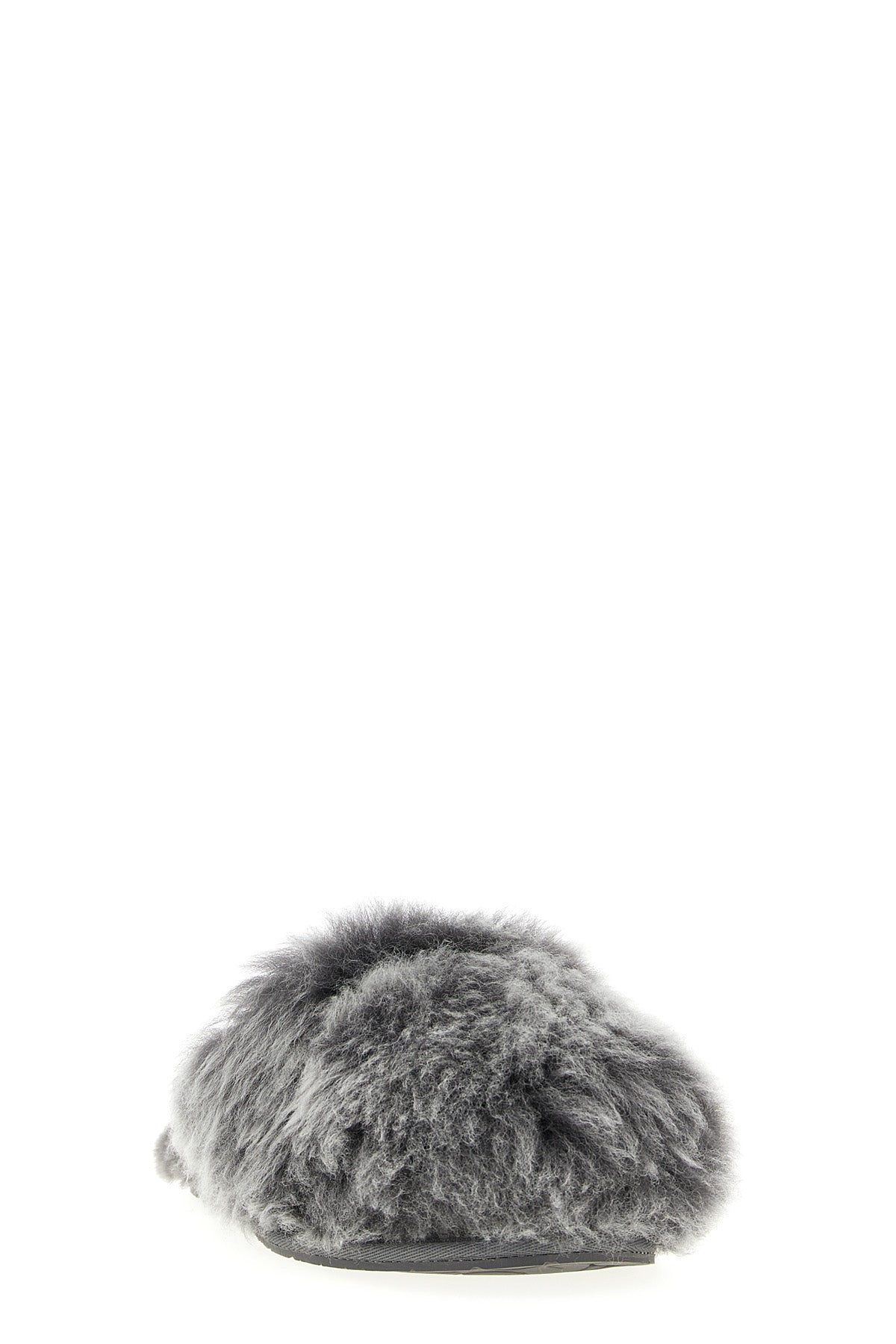 scuffette chalet slippers in typed sheepskin
