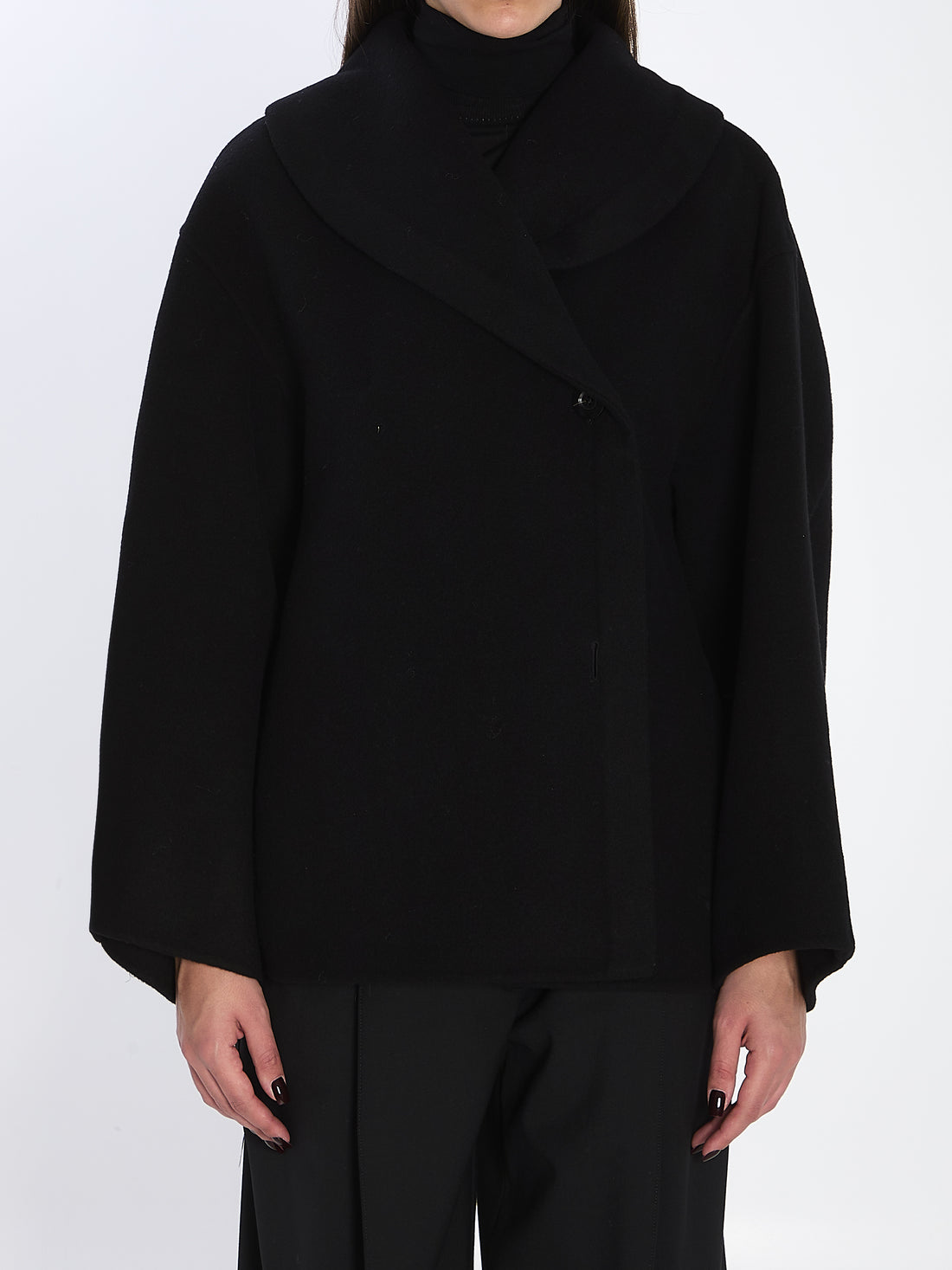 THE ROW 02 temur coat in virgin wool 