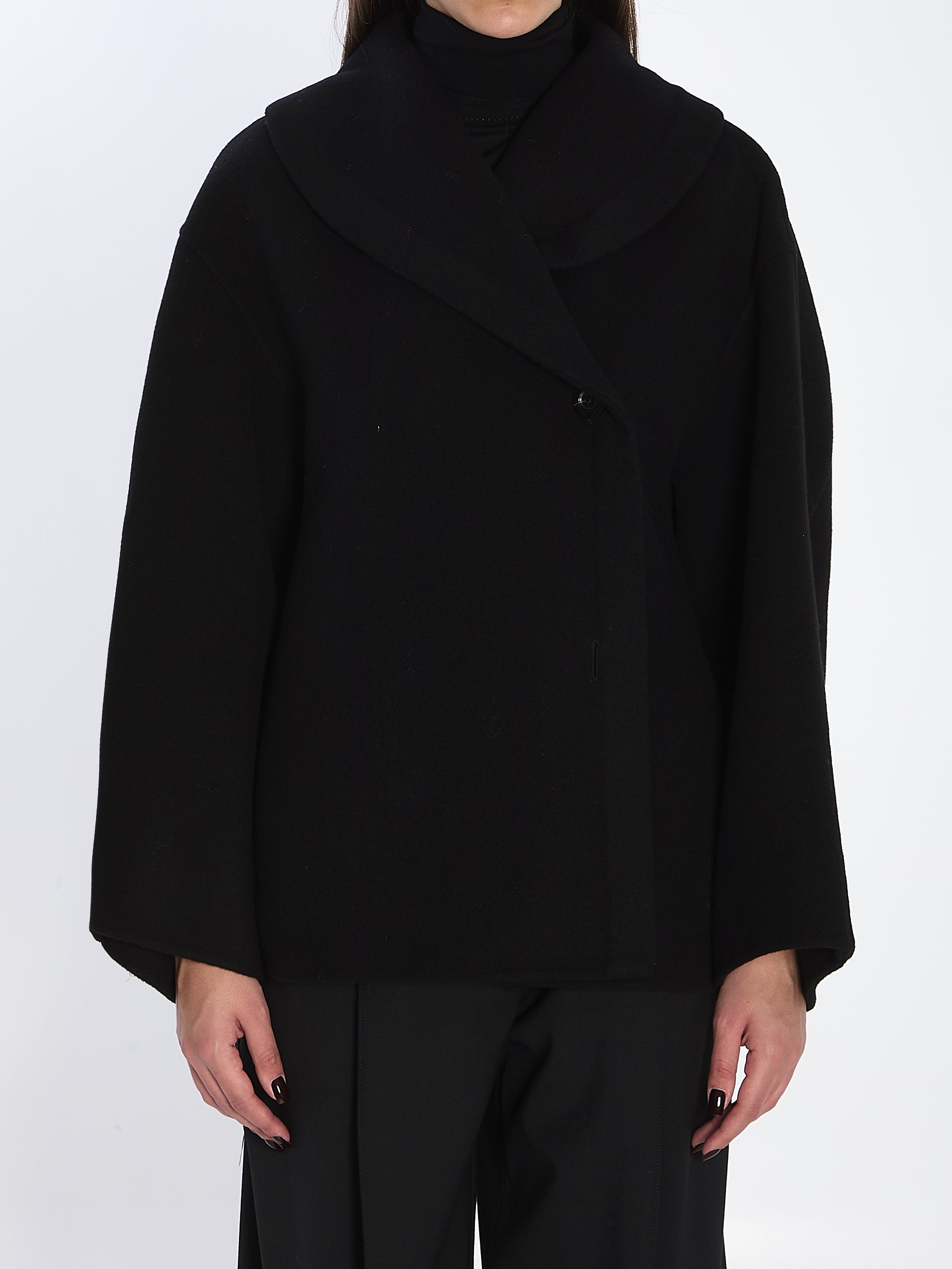 THE ROW 02 temur coat in virgin wool 