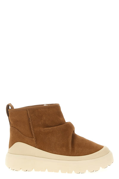 heritage utility mini suede ankle boots