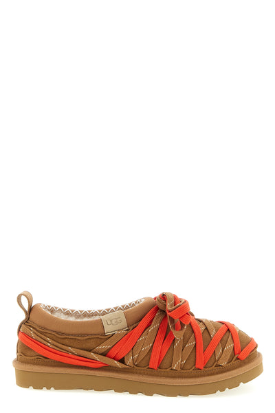 tasman lace suede mules