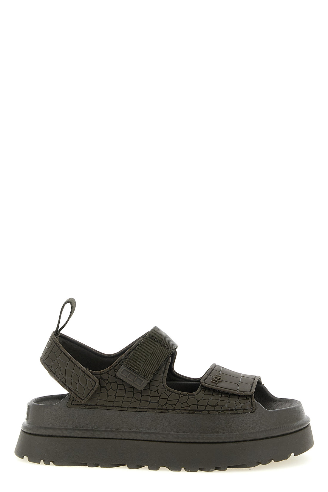 UGG 39 goldenglow embossed embossed crocodile-effect print tpu sandals