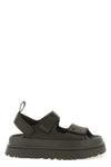 goldenglow embossed embossed crocodile-effect print tpu sandals