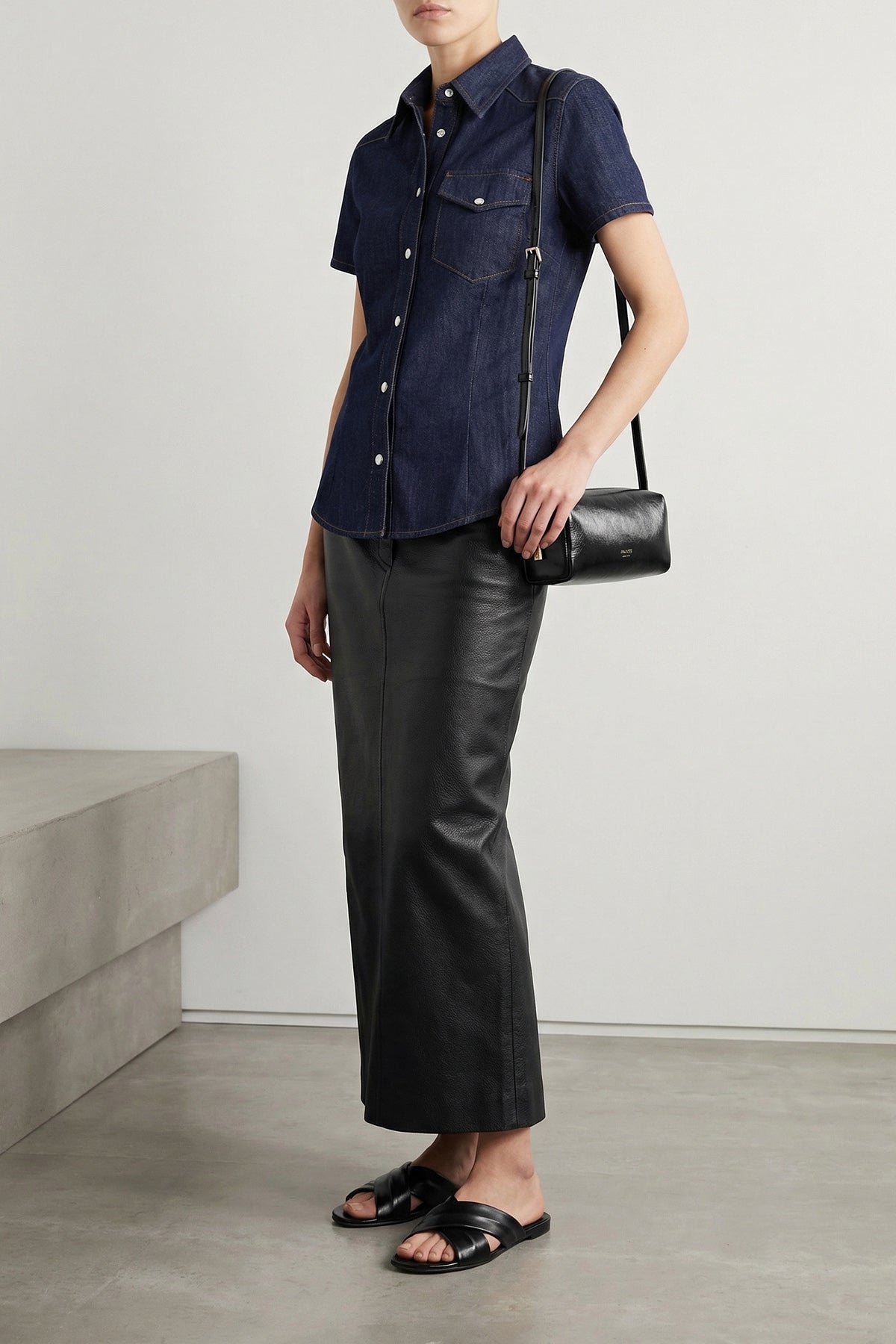 classic cavazos cotton denim shirt