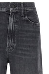 the half pipe cuff mother jeans redefine the casual silhouette through bold prop