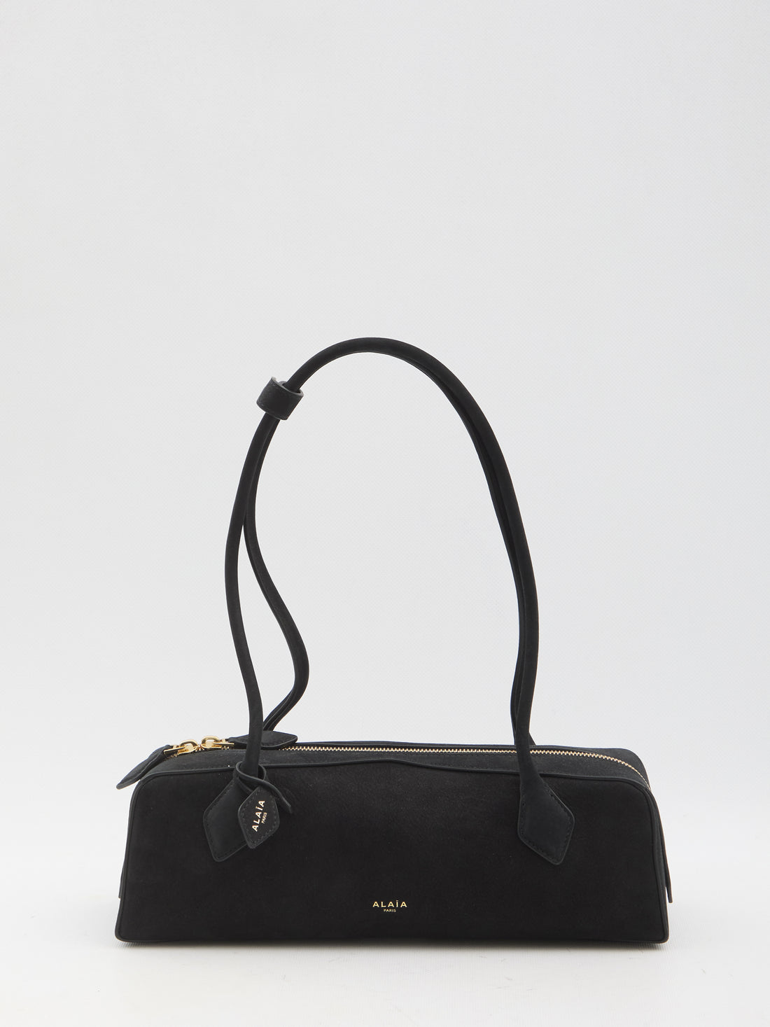 ALAIA OS le teckel medium bag in nubuck