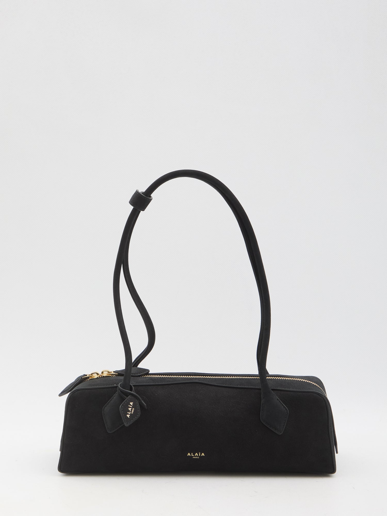 ALAIA OS le teckel medium bag in nubuck