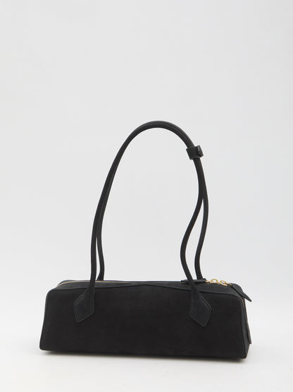 ALAIA OS le teckel medium bag in nubuck