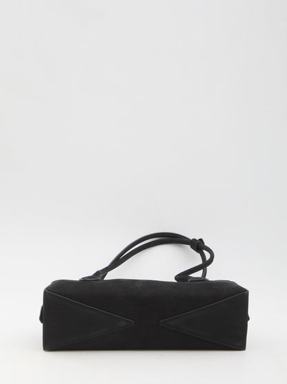 ALAIA OS le teckel medium bag in nubuck