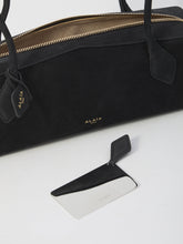 ALAIA OS le teckel medium bag in nubuck