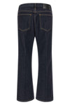 the clara khaite jeans redefine everyday denim through a precise flared crop s