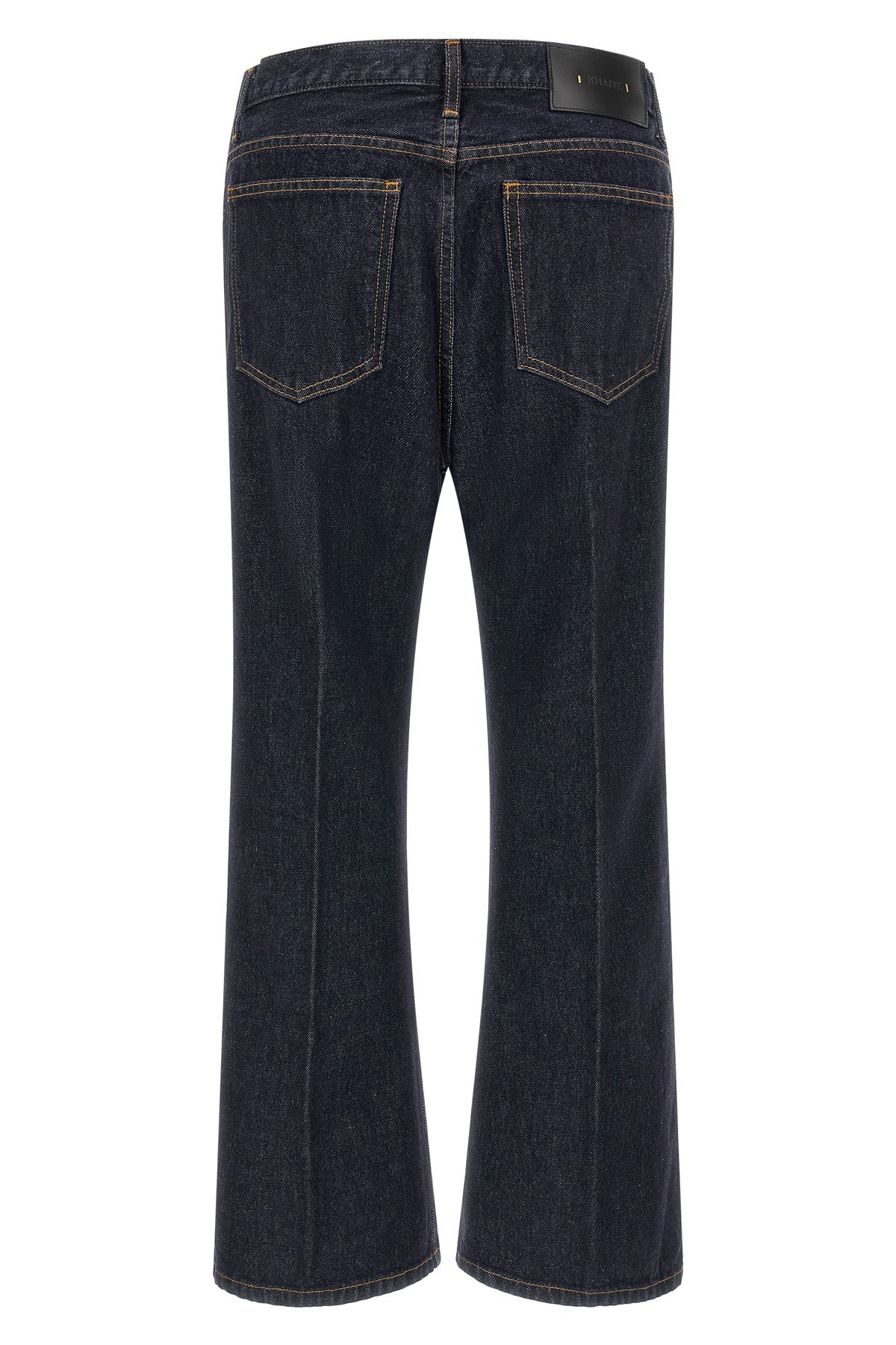 the clara khaite jeans redefine everyday denim through a precise flared crop s