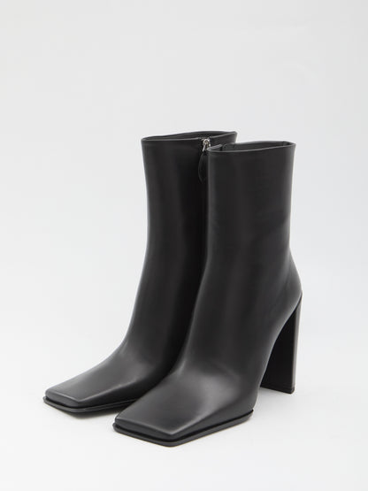 ALAIA 36 square-toe ankle boots