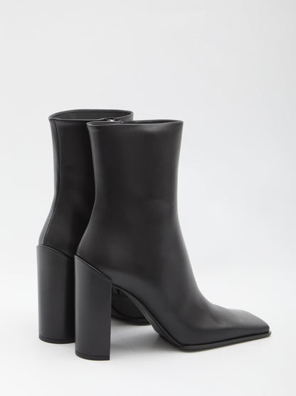 ALAIA 36 square-toe ankle boots
